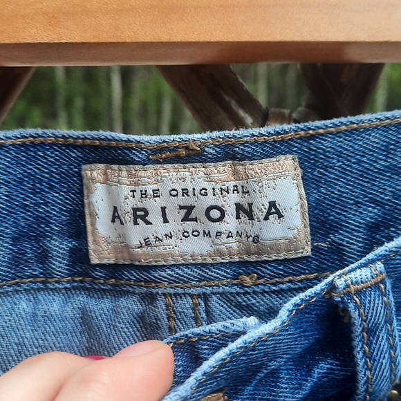 🍀3/15 Arizona Jean Company Stright Leg Blue Jeans - Picture 4 of 7